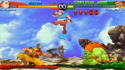 Street Fighter Alpha 3 Max [PSP] - Akuma Gameplay (Expert Mode) Part.1