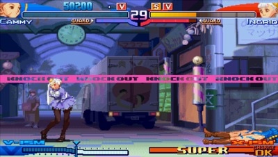 Street Fighter Alpha 3 Max [PSP] - Cammy Gameplay (Expert Mode